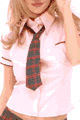 Naughty School Girl Top
