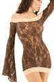 Lace Mini Dress and Matching Thong