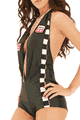 Halter Top Racing Team Short Romper