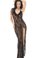 Stretch Lace Dress with G-String