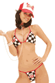 Route 69 Checker Bikini Set