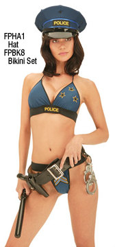2-pc Police Bikini Set