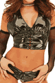 Vinyl Lace-up 2-pc Set