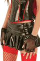 Vinyl Pleated Skirt