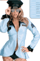 Police Girl 4-Piece Outfit
