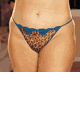 Animal Mesh Low-rise Thong