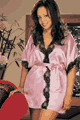Polka Dot Silk Kimono