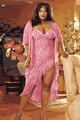 Stretch Lace Long Gown with G-String