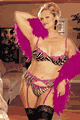 Stretch Animal Mesh Demi Bra