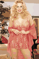 Super Soft Lace Chemise with G-String