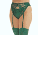 Charmeuse and Lace Overlay Garterbelt