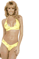 Micro Short with Clip Back Halter and Thong
