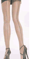 Lycra Sheer Back Seam Pantyhose with Thin Stripe