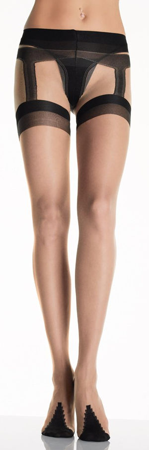 Mock Garter Belt Stocking with Cuban Hill