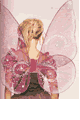 Glitter Painted Organza Fairy Wings