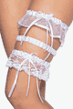 Satin Organza Chiffon Garter