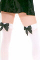 Over Knee with Chiffon Ruffle and Satin Bow