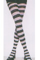 Wide Stripe Opaque Tights