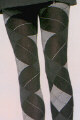 3 Color Spandex Argyle Tights