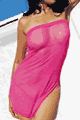 Mesh Tube Dress with G-String