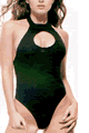 Lycra Opaque Key Hole Bodysuit