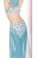 Sequined and Beaded Belly Dancer Costume