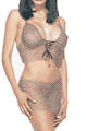 Chain Mail One Piece Wrap Mini Skirt