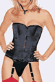 Satin Metal Boned Corset
