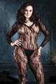 Romantic Rose Lace Long Sleeve Bodystocking