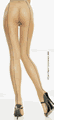 Fishnet Pantyhose with Black Back Seam