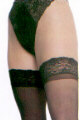 Sheer Thigh Hi with Rhinestone Anklet