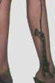 Tiger Tattoo Sheer Pantyhose