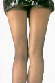 Sheer Pantyhose with Rhinestone Back Seam
