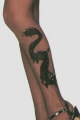 Dragon Tattoo Sheer Pantyhose