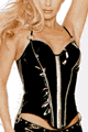 Vinyl Halter Underwired Cup Top