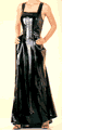 Vinyl Corset Gown