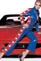 Vinyl Racer Girl Jumpsuit