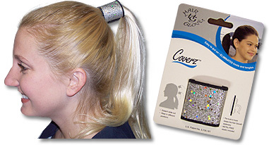 Silver Glitter Hair Coverz