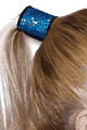 Blue Glitter Hair Coverz