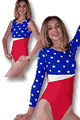 All American Tank Leotard with Scrunchie
