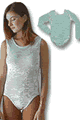Mint Velvet Long Sleeves Leotard with Scrunchie