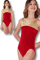 Sunset Long Sleeves Leotard with Scrunchie