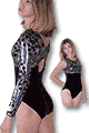 Flower Hologram Tank with Scrunchie