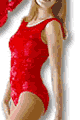 Red Velvet Tank with Scrunchie