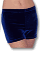 Blue Velvet Hot Pants