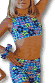 Blue Hawaii Crop Top