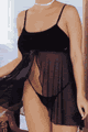 Midnight Star Babydoll with Panty