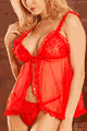 Lace Cups Babydoll with Panty