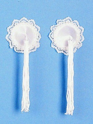 Satin and Pearls Bridal Pasties
