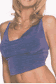 Slinky Open Back Cowl Top